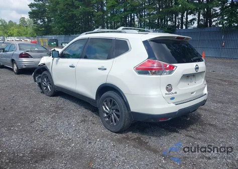 2016 Nissan Rogue Sl z USA, uszkodzony, nr VIN KNMAT2MV0GP729243